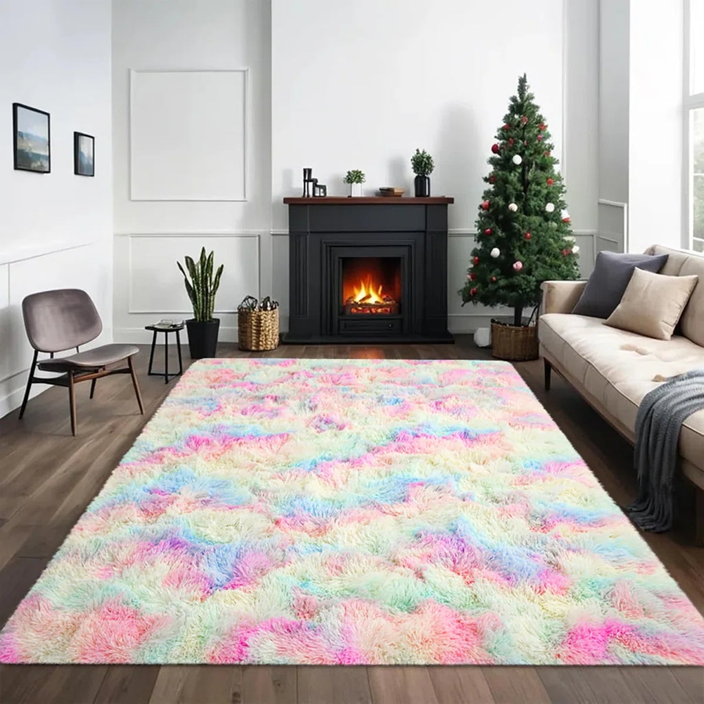 Radyn Abstract Shag Area Rug