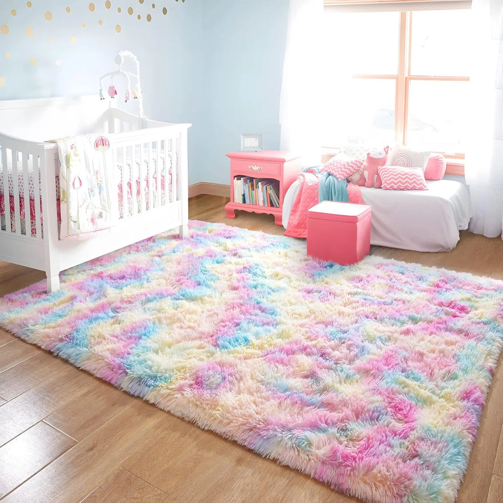 Radyn Abstract Shag Area Rug