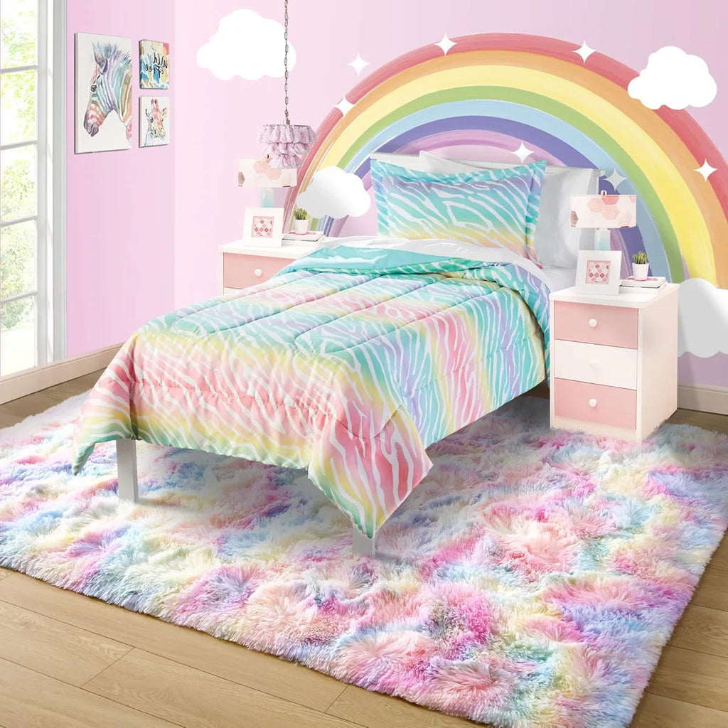 Radyn Abstract Shag Area Rug
